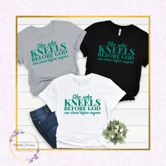 She who kneels
